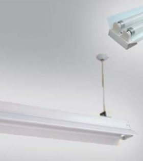 Máng đèn LED - Máng đèn phản quang treo trần Lezza 2x1.2