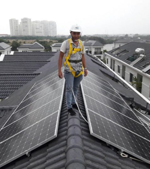Hệ thống điện năng lượng mặt trời 5kw hòa lưới điện