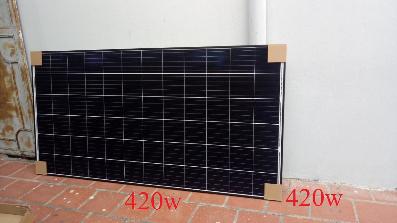 Tấm pin năng lượng mặt trời 420w Mono Perc